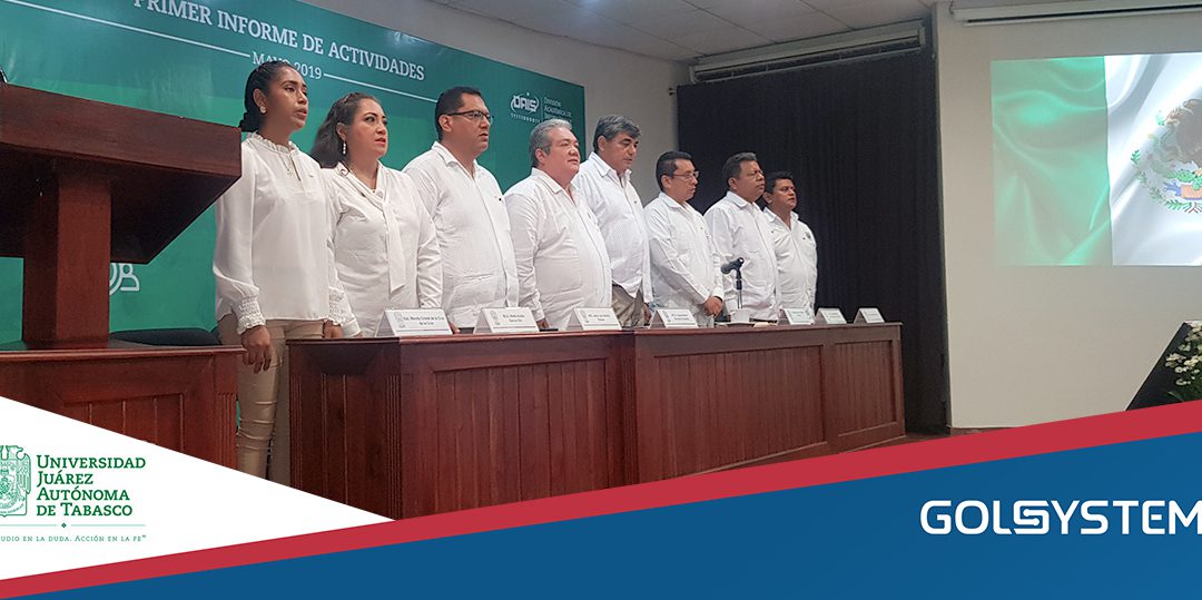 Golsystems presente en el 1er. Informe de Actividades 2018-2019 UJAT