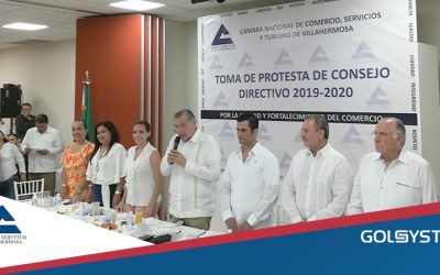 Golsystems presente en la toma de protesta CANACO 2019-2020