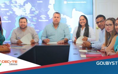 Firman Convenio de Colaboración Golsystems y CECyTE Tabasco