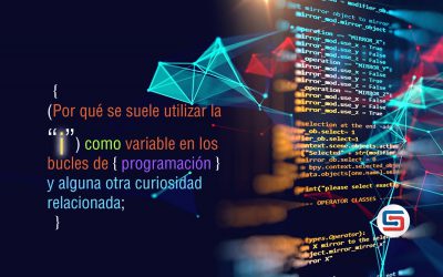 Porque se utiliza la “i” como variable en programación.