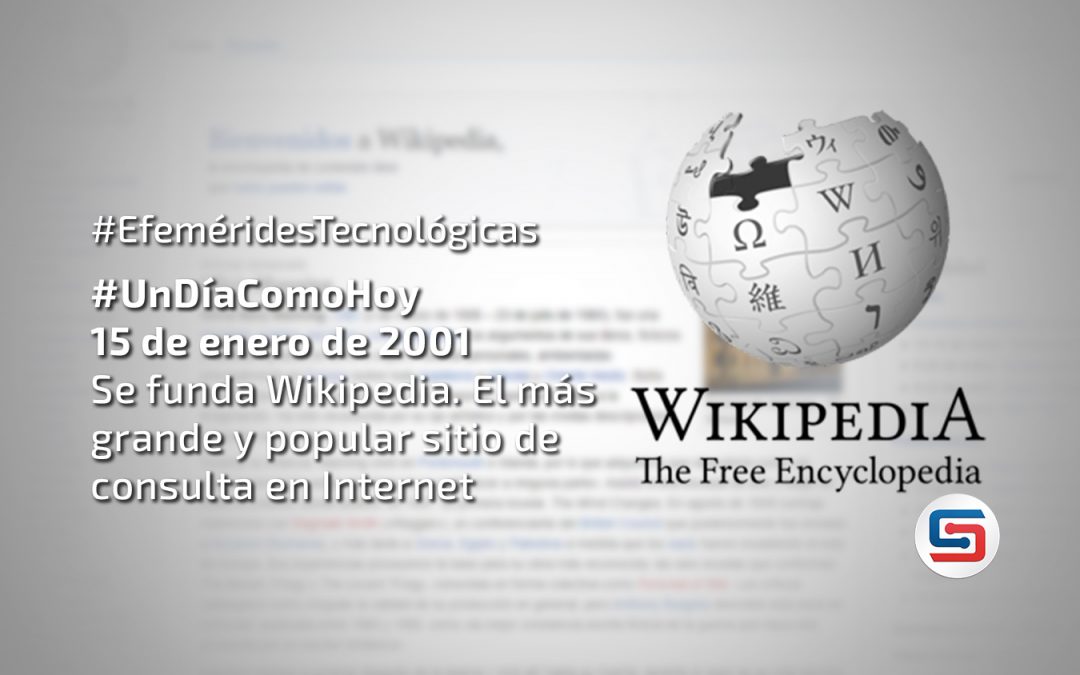 Se funda Wikipedia