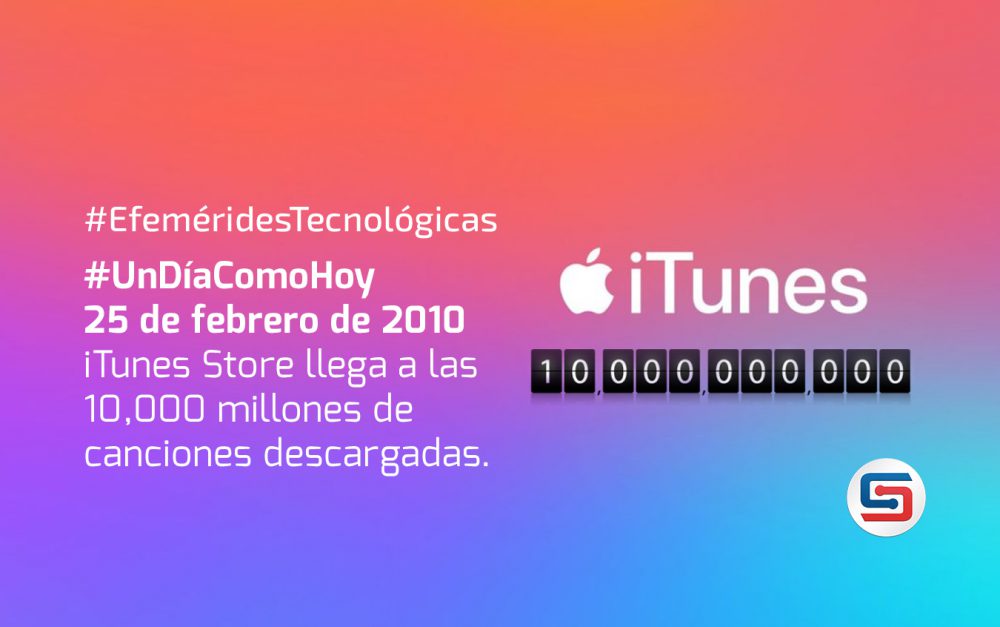 iTunes Store llega a las 10.000 millones de canciones descargadas