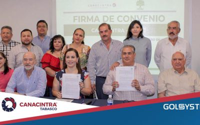 Firma de convenio, Canacintra – Fetac