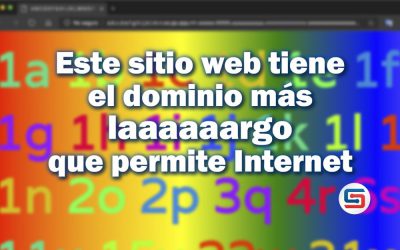 Este sitio web tiene el dominio más largo que permite Internet