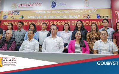 Firma del convenio del Sistema Educativo Dual con el Tecnológico de Macuspana
