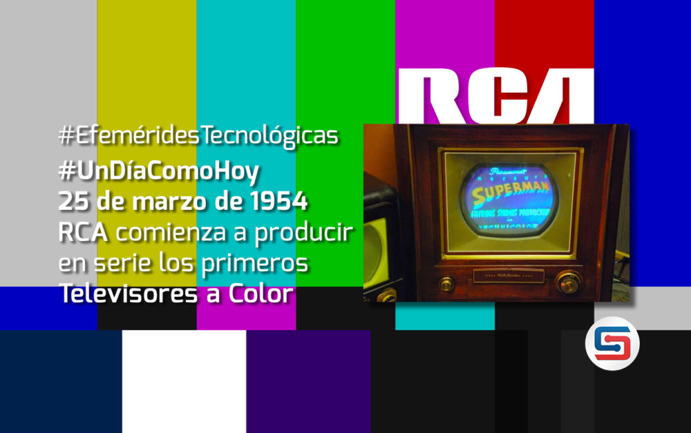 RCA Comienza a Producir en Serie los Primeros Televisores a Color