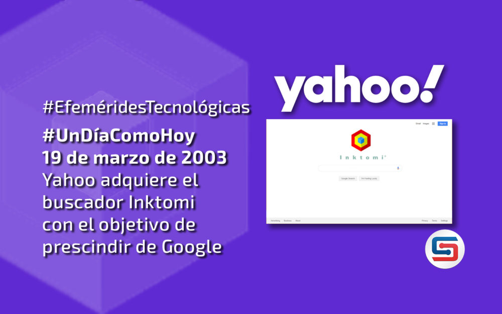 Yahoo adquiere el buscador Inktomi