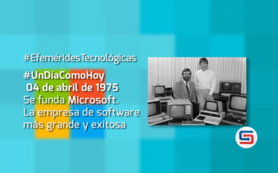 Se funda Microsoft. La empresa de software más grande y exitosa