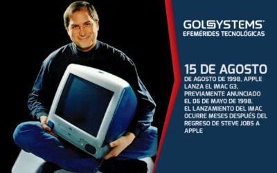 Apple lanza el iMac G3 tras regreso de Steve Jobs