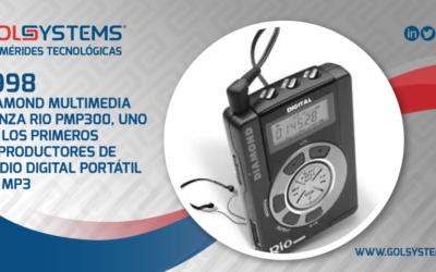 Se lanza el Río PMP3000, el primer MP3 con éxito comercial