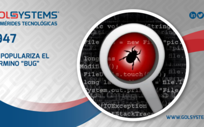 Se populariza el término “bug”
