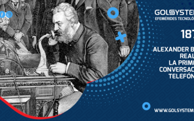 Alexander Bell realiza la primera conversación telefónica