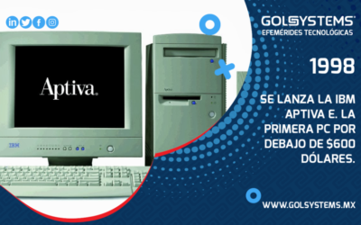 Se lanza la IBM Aptiva E. La primera PC por debajo de $600 Dólares