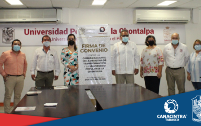 Golsystems presente en firma de convenio Canacintra y UPCH