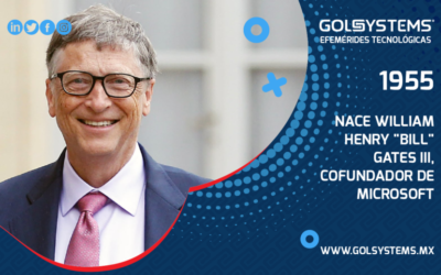 Nace Bill Gates, cofundador de Microsoft