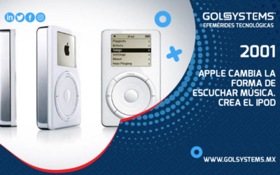 Apple crea el iPod y cambia la forma de escuchar música