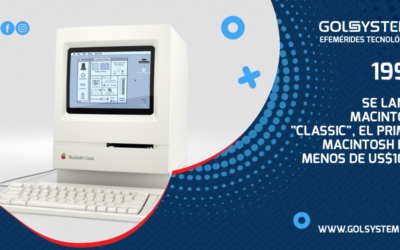 Se lanza Macintosh «Classic», el primer Macintosh por menos de US$1000