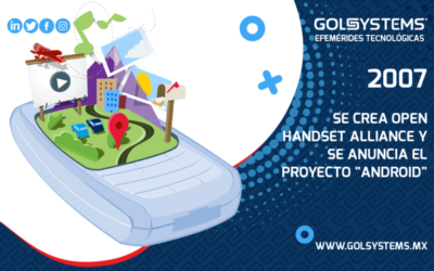 Se crea Open Handset Alliance y se anuncia el proyecto «Android»