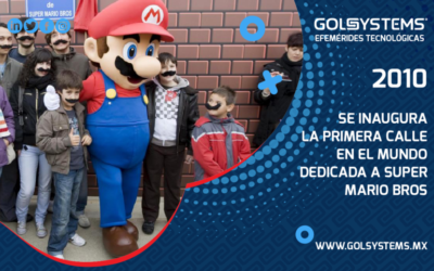Se inaugura la primera calle en el mundo dedicada a Super Mario Bros