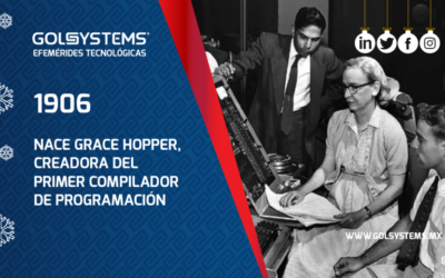 Nace Grace Hopper, creadora del primer compilador de programación