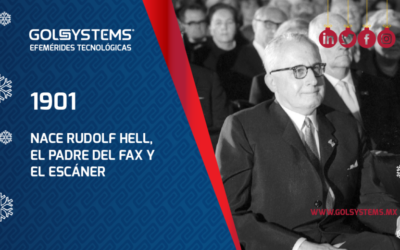 Nace Rudolf Hell, el padre del Fax y el escáner