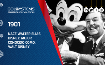 Nace Walter Elias Disney, mejor conocido como: Walt Disney
