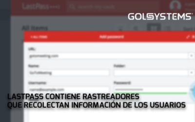 Administrador de contraseñas en el centro de atención por rastreadores web