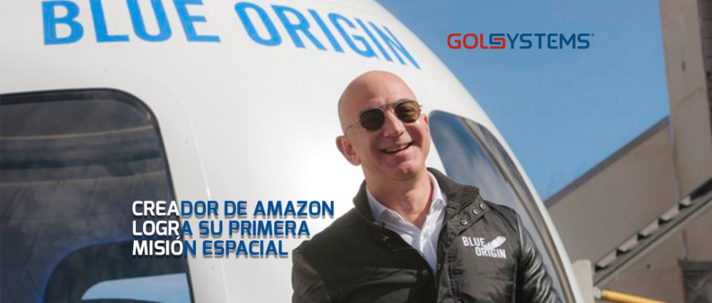 Jeff Bezos, creador de Amazon va al espacio en el primer vuelo exitoso comercial