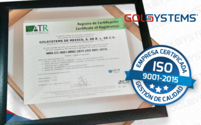 GOLSYSTEMS obtiene la certificación ISO 9001:2015