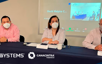 Presentación de la plataforma VINCULA-T de Canacintra Tabasco