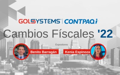 CONTPAQi y GOLSYSTEMS realizan la capacitación «Cambios Fiscales 2022»