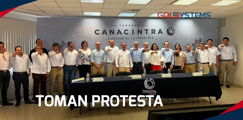 Toman protesta para el periodo 2023-2024 en Canacintra Tabasco