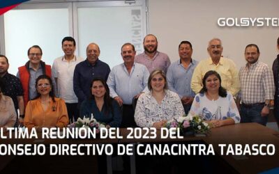 Canacintra Tabasco realiza última reunión del año del Consejo Directivo