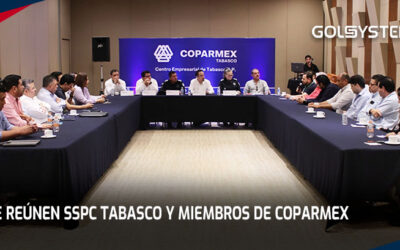 Se reúnen COPARMEX y SSPC Tabasco para tratar temas de seguridad.