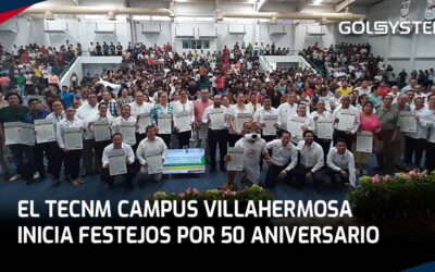 TecNM campus Villahermosa da inicio a la temporada de festividades por su 50 aniversario