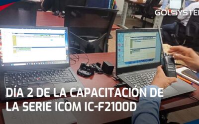 Segundo día de la capacitación y certificación de la serie Icom IC-F2100D