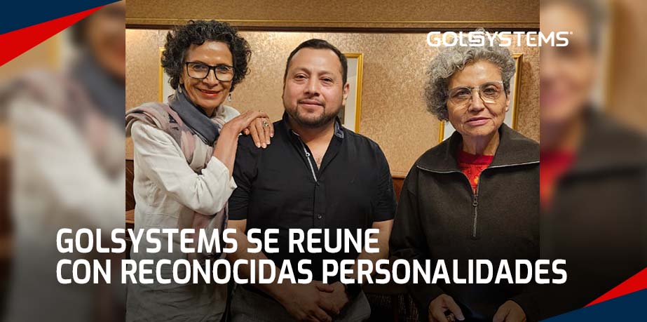 Se reúne Director de GOLSYSTEMS con reconocidas personalidades