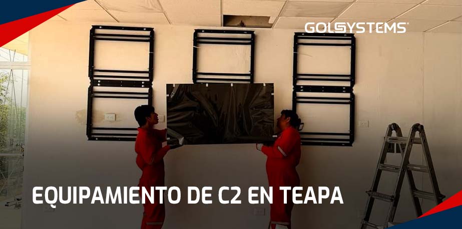 Instalación y equipamiento de Centro de Control en Ayuntamiento de Teapa