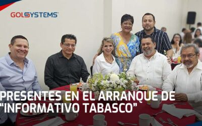 Presentes en el lanzamiento de “Informativo Tabasco”