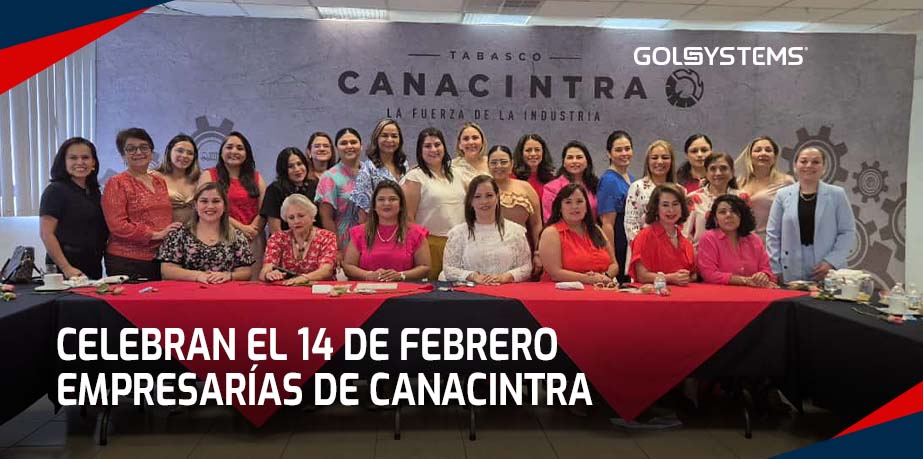 Empresarias de CANACINTRA Tabasco celebran el Día del Amor y la Amistad