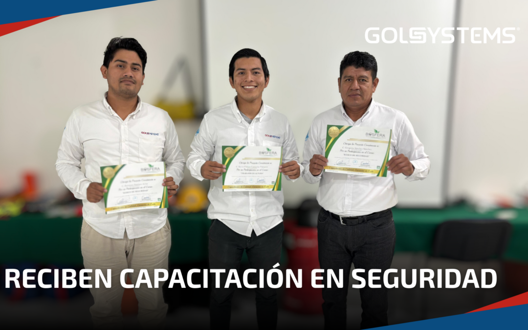 Equipo GOLSYSTEMS recibe capacitación en seguridad industrial