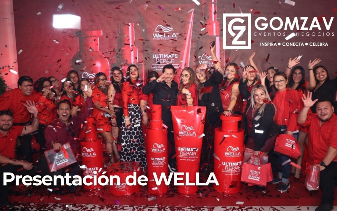 Presentación de Wella en GOMZAV Eventos & Negocios