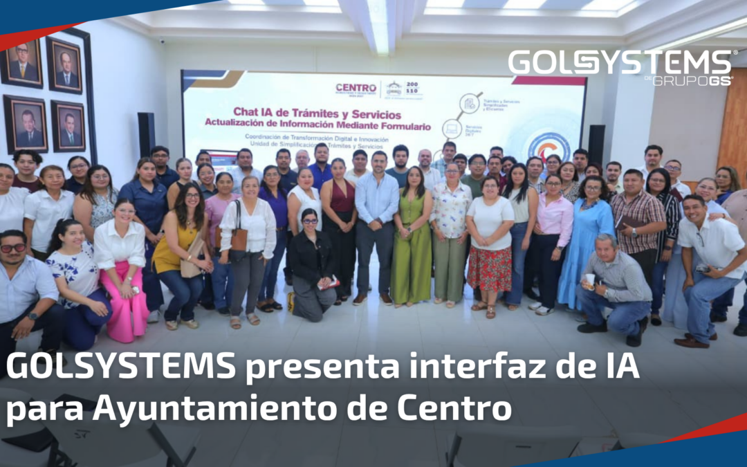 GOLSYSTEMS presenta interfaz de IA para la plataforma de trámites del Ayuntamiento de Centro